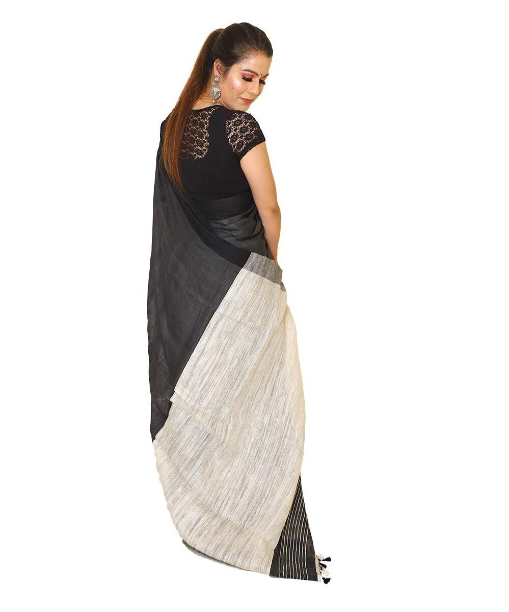 Tussar Cotton Silk Saree