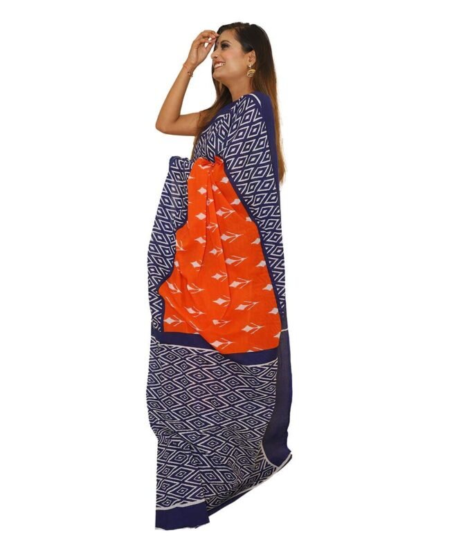 Printed Cotton Handloom Saree