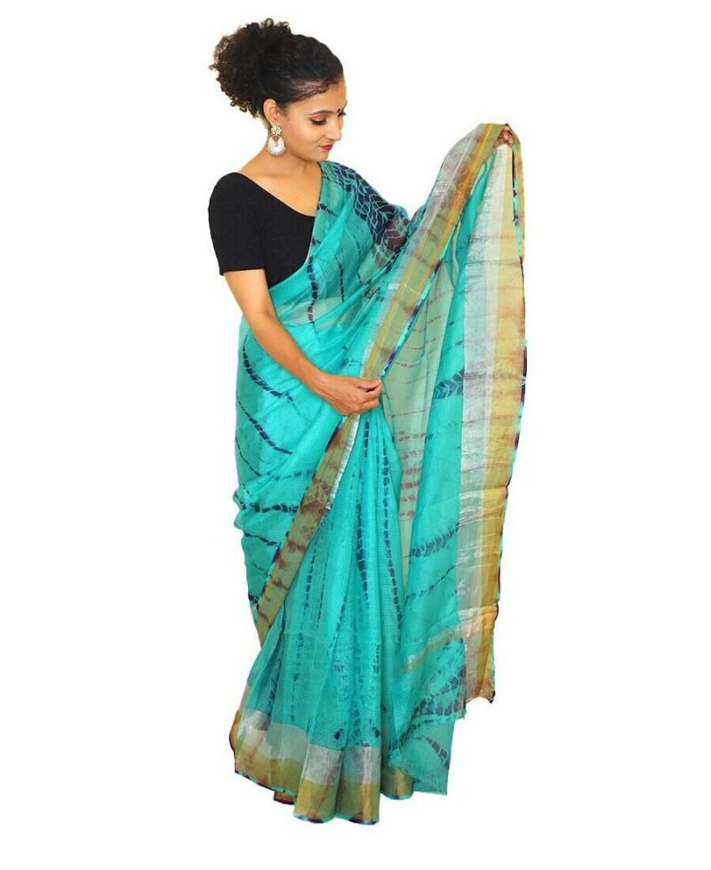 Kota Silk Saree windy blue