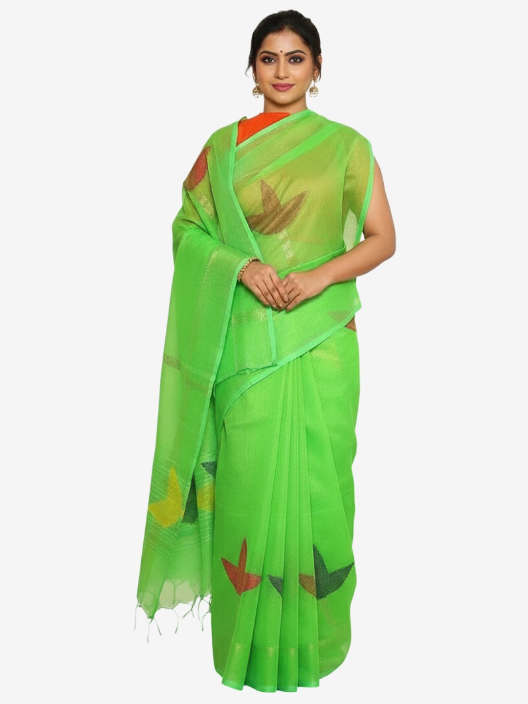 Pure Resham Jamdani Handloom Saree