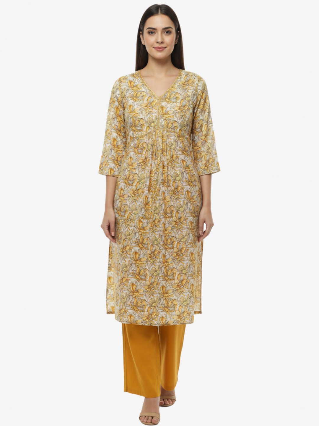 Viscose Rayon Aaliya Cut Kurta Pant Set for Women
