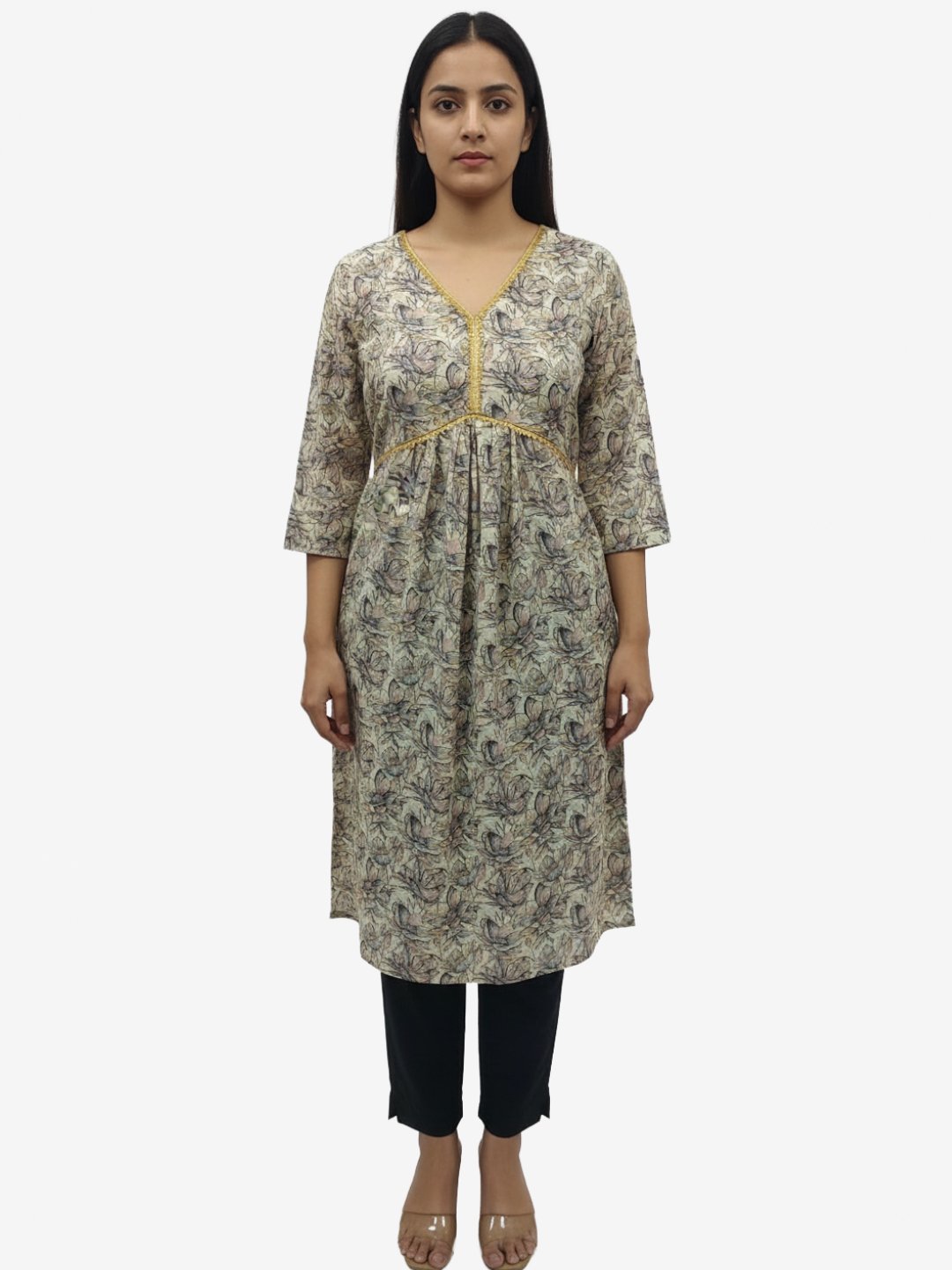 Viscose Rayon Aaliya Cut Kurta Pant Set for Women